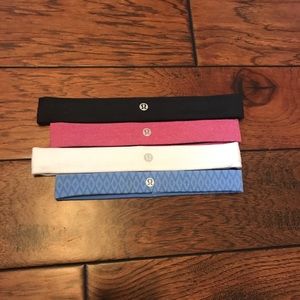 4 lululemon headbands